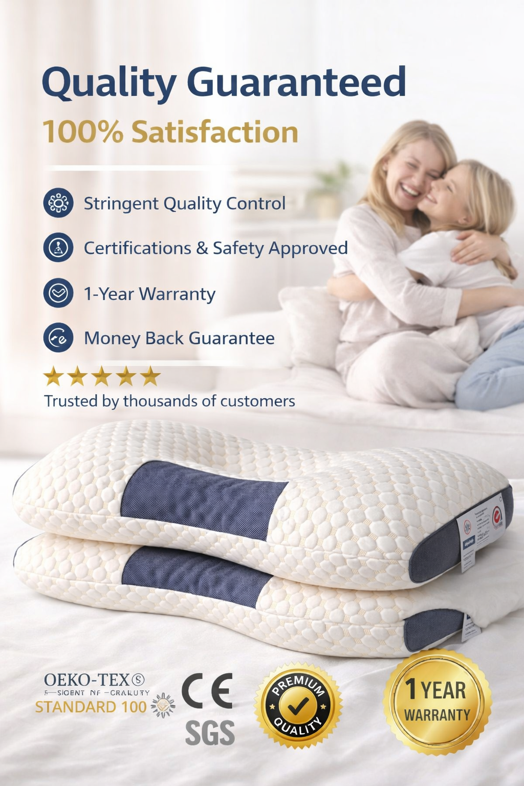 NeckRevive™ Ergonomic Support Pillow